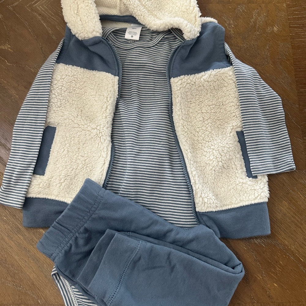 Carters 3pc Blue Set 18m